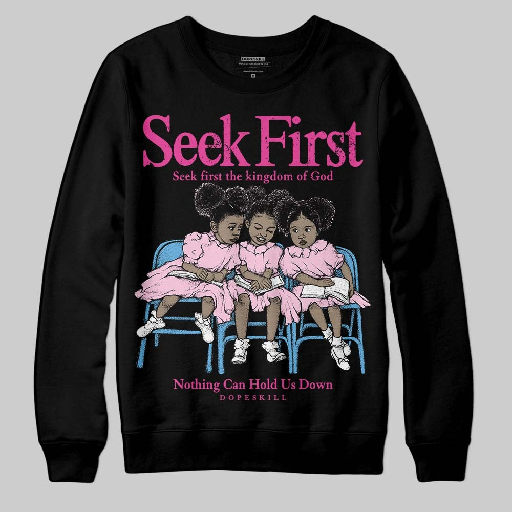 Pink Collection DopeSkill Sweatshirt New Seek First Graphic