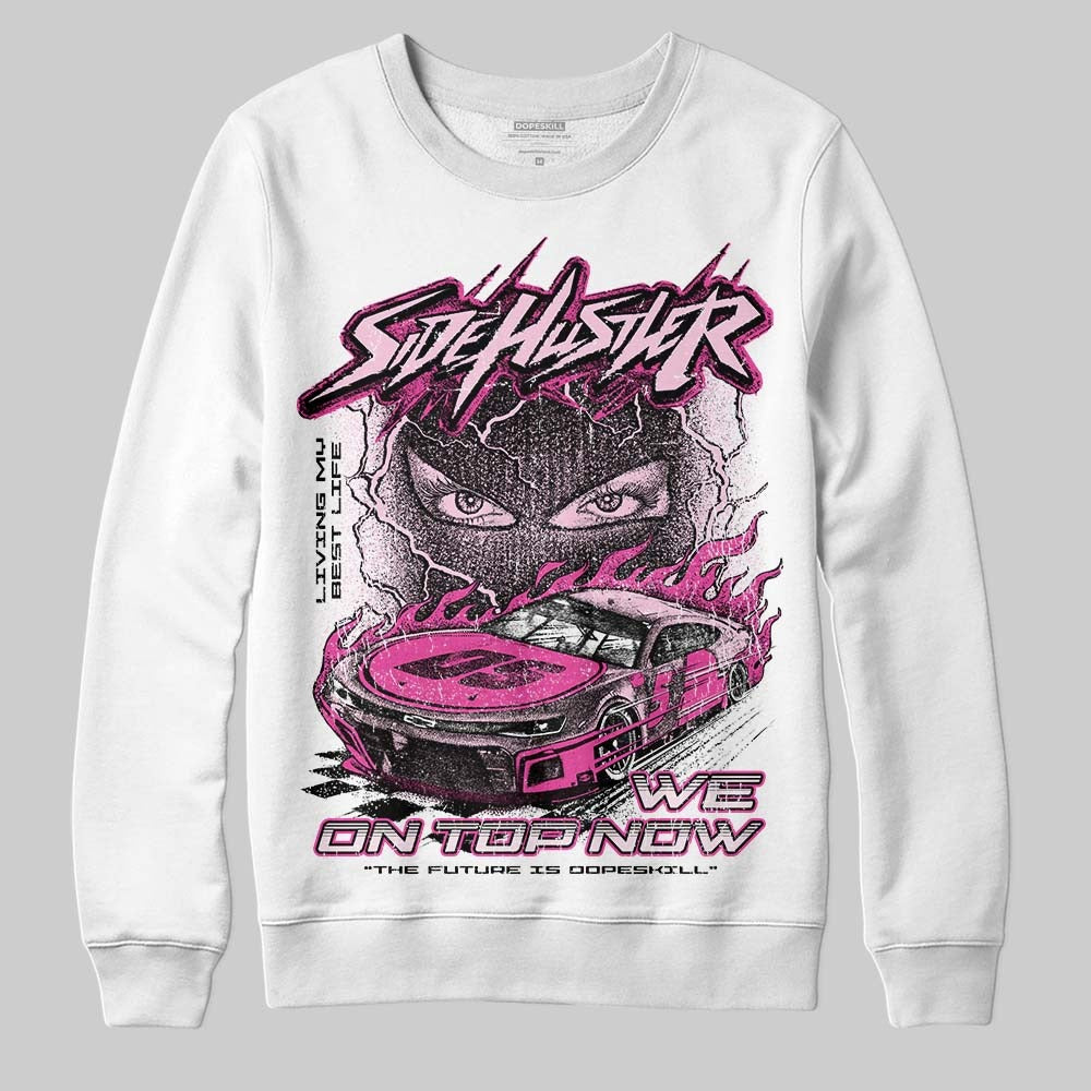 Pink Collection DopeSkill Sweatshirt New Side Hustler Graphic