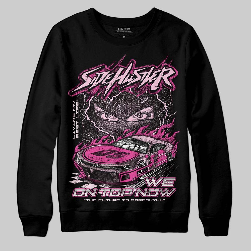 Pink Collection DopeSkill Sweatshirt New Side Hustler Graphic