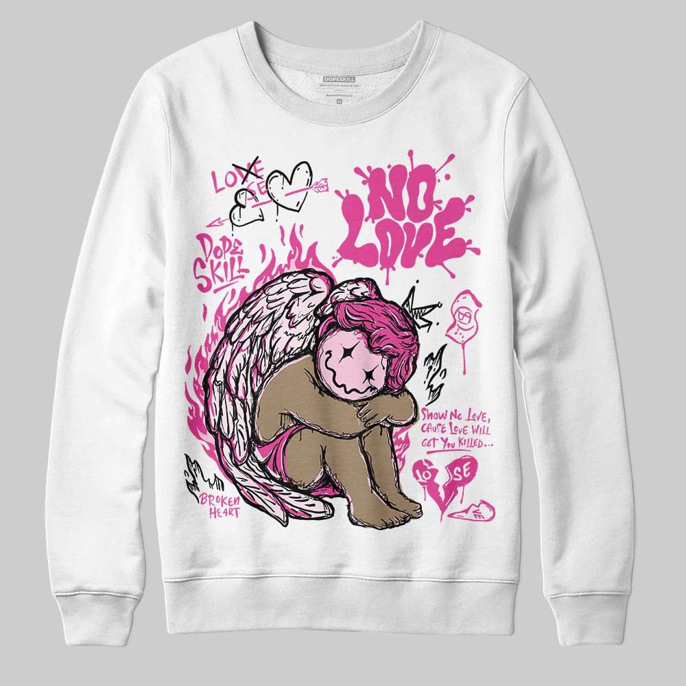 Pink Collection DopeSkill Sweatshirt No Love Graphic