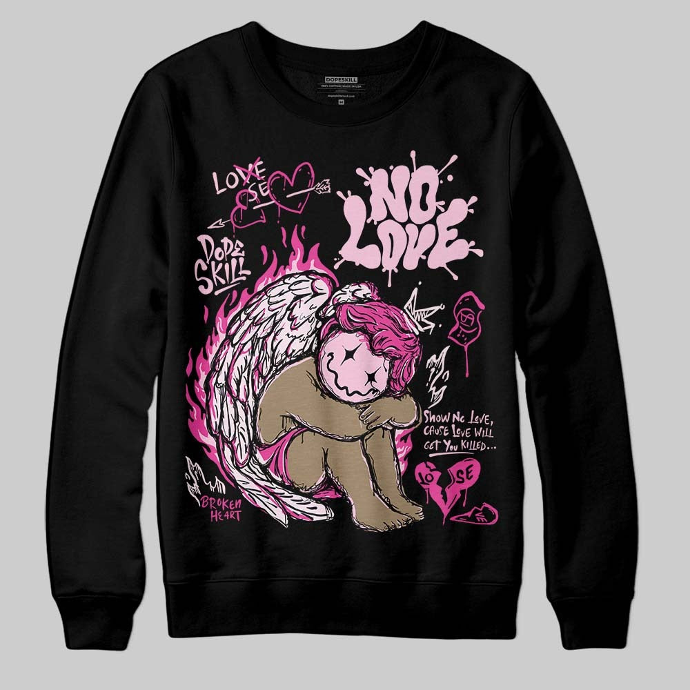Pink Collection DopeSkill Sweatshirt No Love Graphic