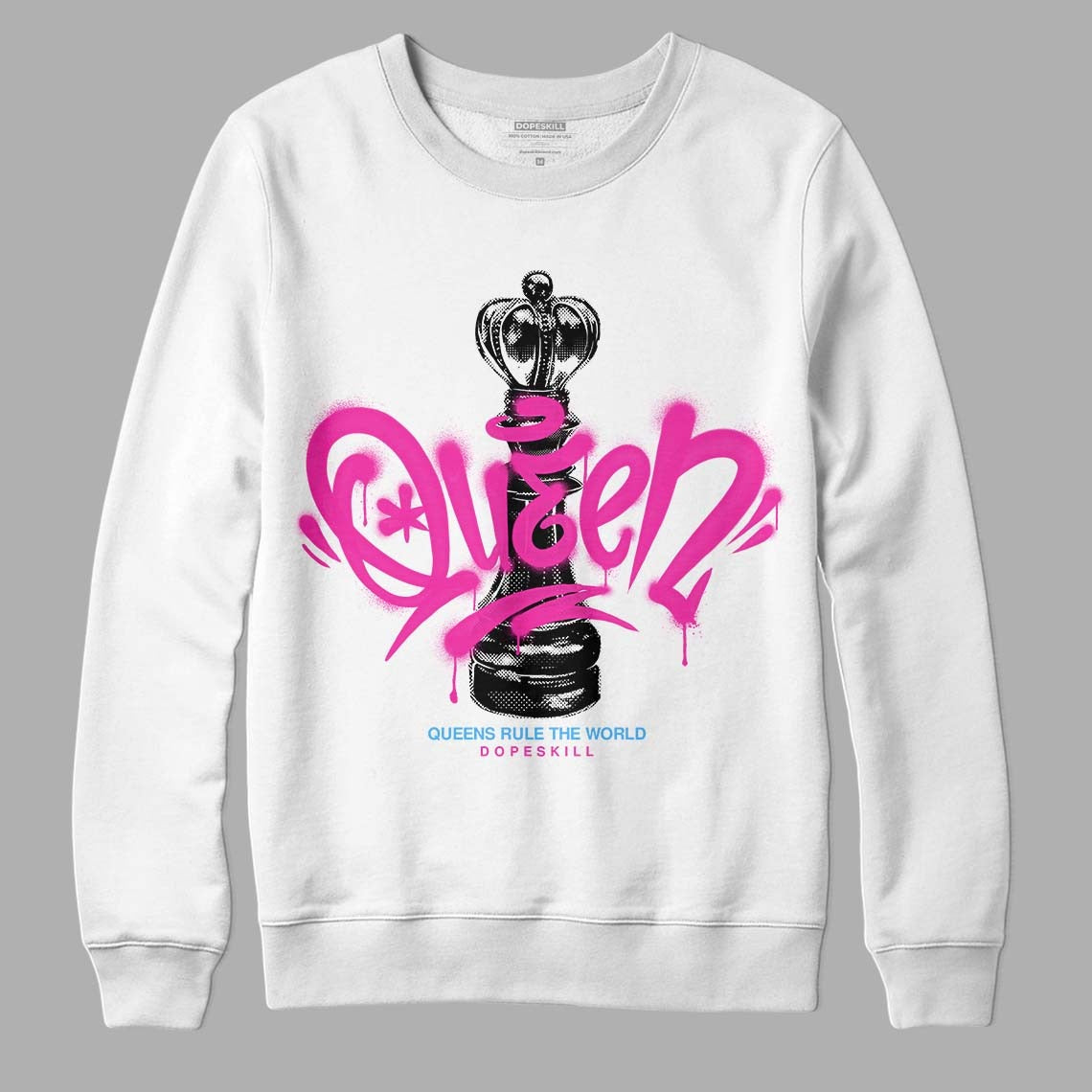 Pink Collection DopeSkill Sweatshirt Queen Chess Graphic