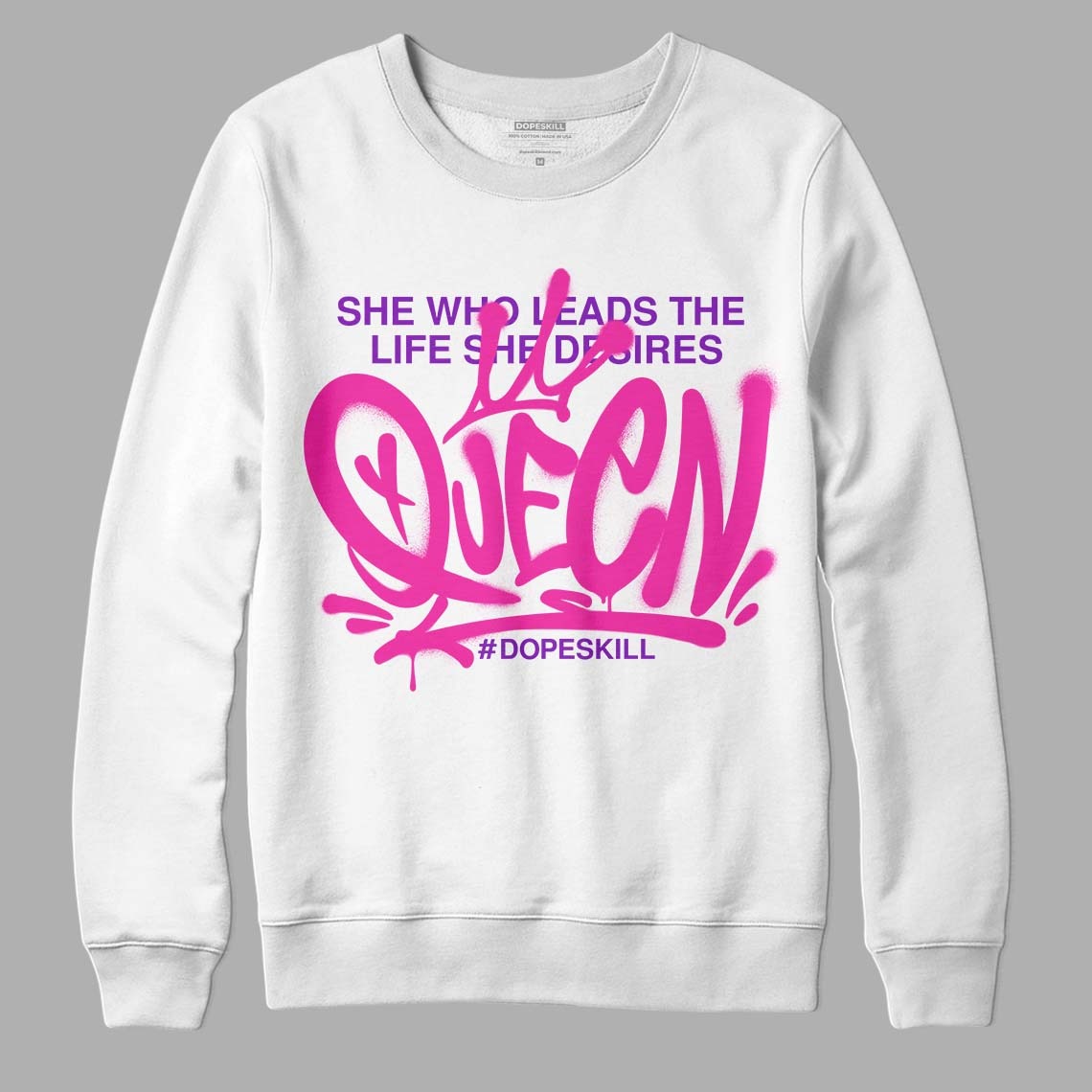 Pink Collection DopeSkill Sweatshirt Queen Graphic