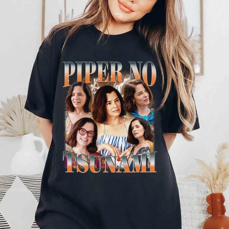 Piper No - Tsunami T-Shirt, Parker Posey White Lotus Sweatshirt, Viral Pop Culture Hoodie, Unisex Cotton Shirt, Shirt For Movie Lover style 001