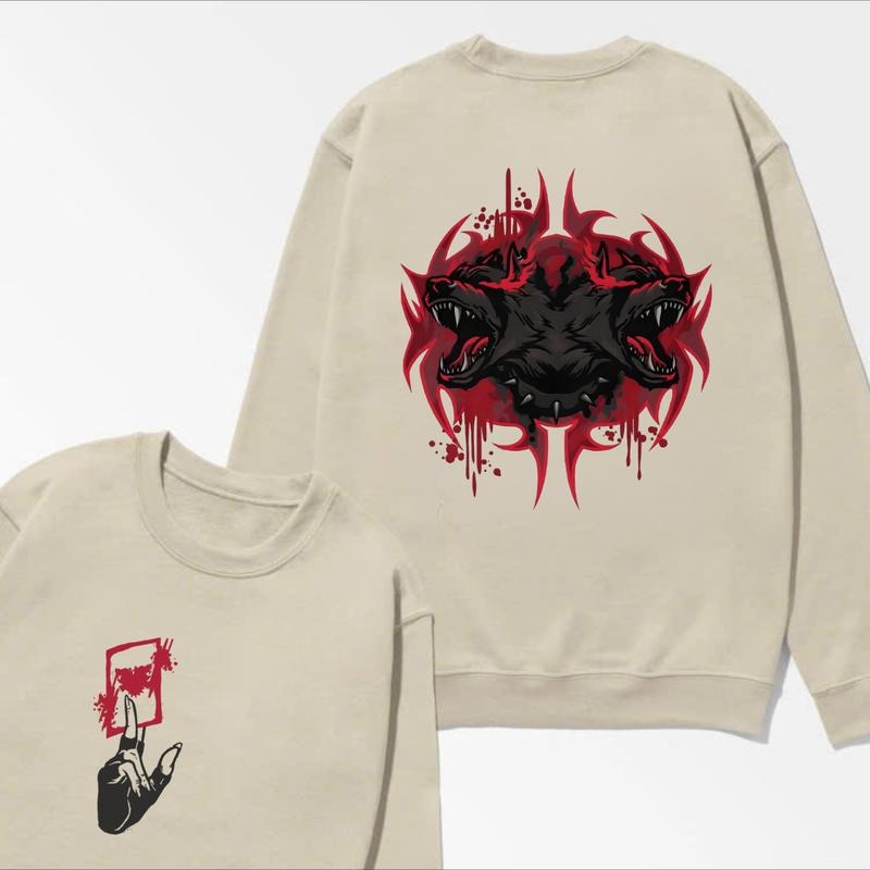 Arcane Pitfighter Anime T-Shirt/Sweatshirt/Hoodie - Classic Fit, Unisex, Cotton/Polyester Blend - Menswear