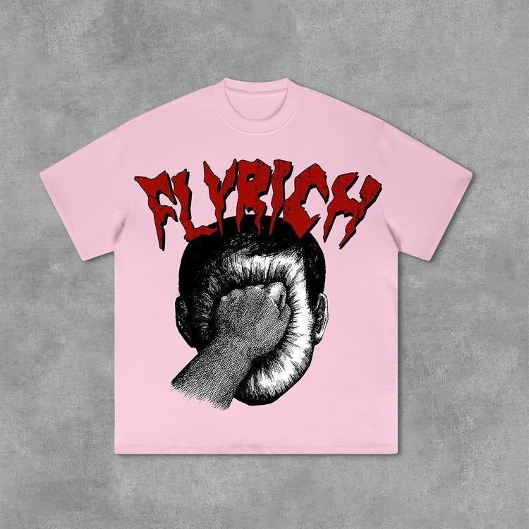 Portrait For Roland Topor Fans Art Flyrich Graphics Print T-Shirt - Cotton Shirt - S to 4XL - Multiple color