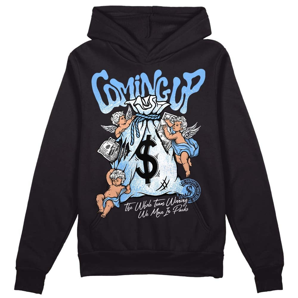 Powder Blue 9s DopeSkill Hoodie Sweatshirt Money Bag Coming Up Graphic