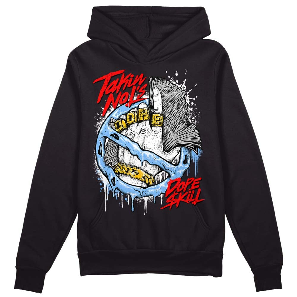 Powder Blue 9s DopeSkill Hoodie Sweatshirt Takin No L's Graphic