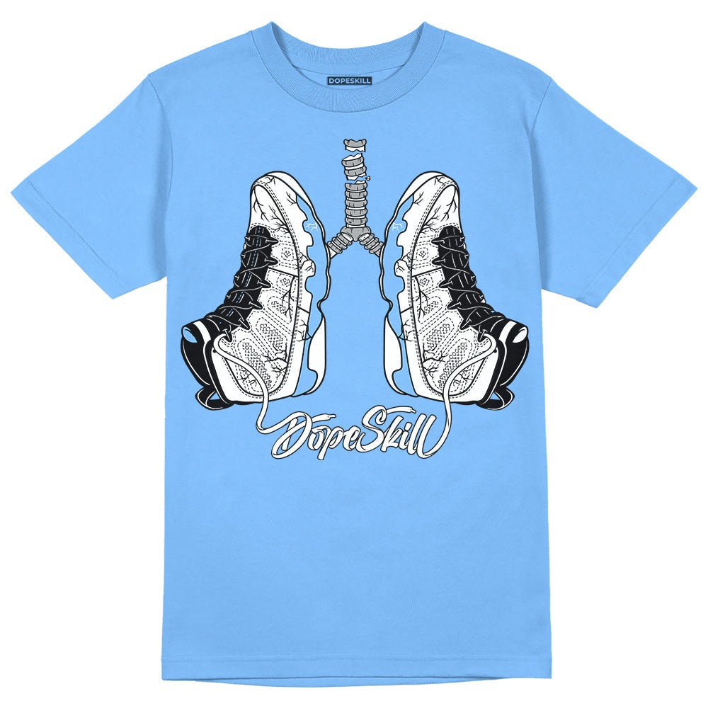 Powder Blue 9s DopeSkill Sky Blue T-shirt Breathe Graphic
