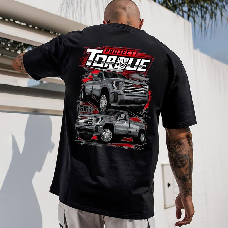 Project Torque Baby Dually Bundle Pack T-Shirt - Crewneck Sweatshirt - Hoodie, American Force shirt, Casual Women's Shirt, Men Clothing, Unisex Cotton Classic Menswear Tops