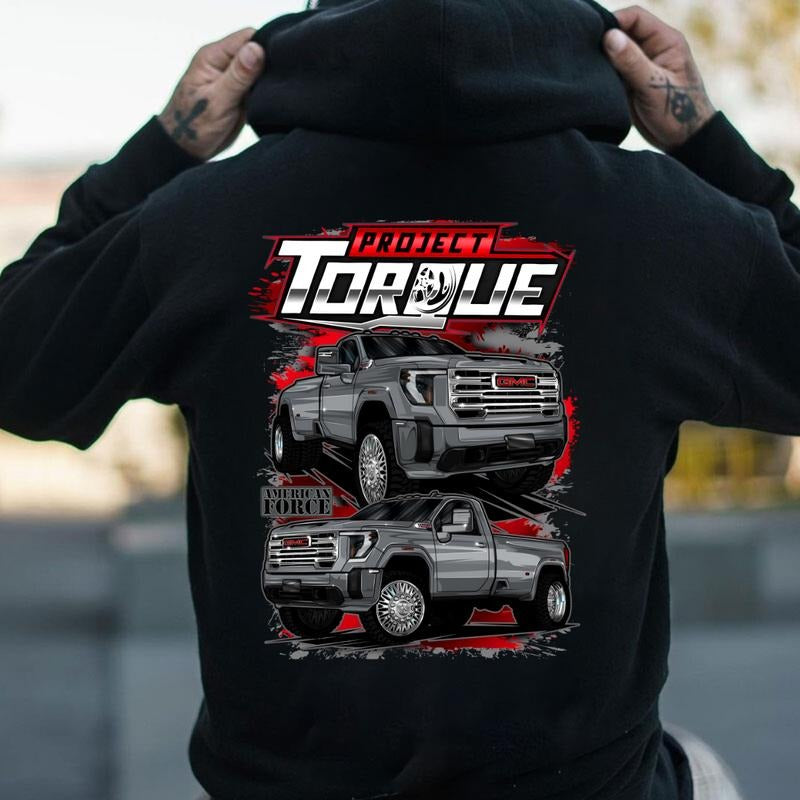 Project Torque Baby Dually Bundle Pack T-Shirt - Crewneck Sweatshirt - Hoodie, American Force shirt, Casual Women's Shirt, Men Clothing, Unisex Cotton Classic Menswear Tops