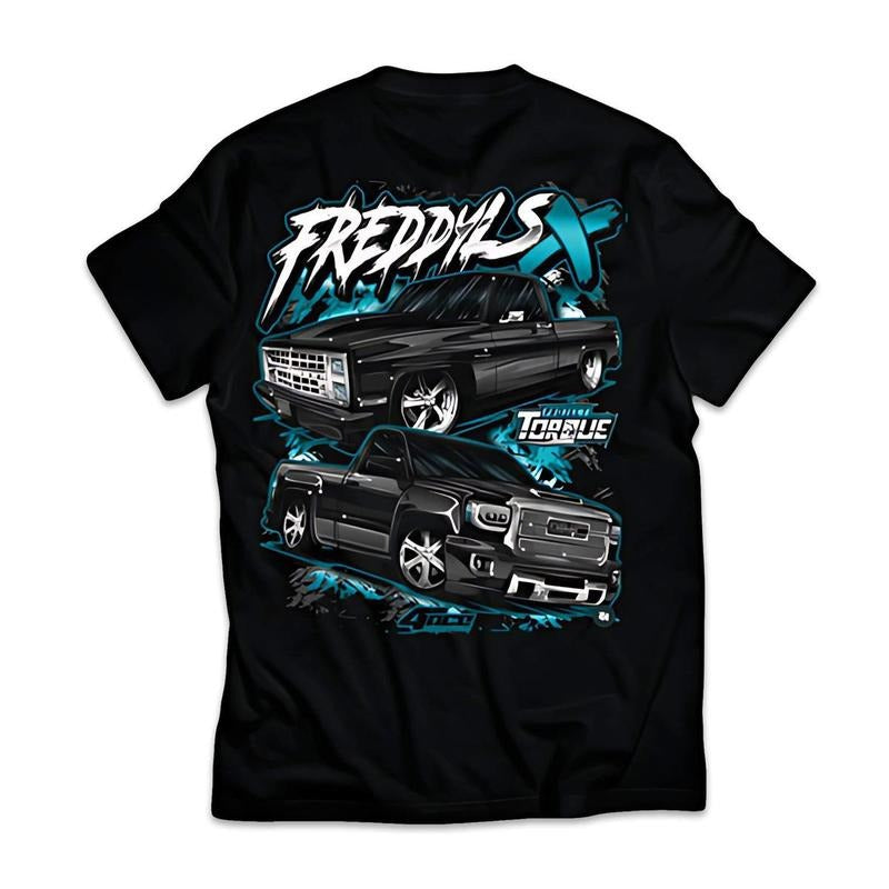 Project Torque C10x GMC T-Shirt, Graphic Design Car T-shirt, Menswear, Unisex Cotton, Casual Tops