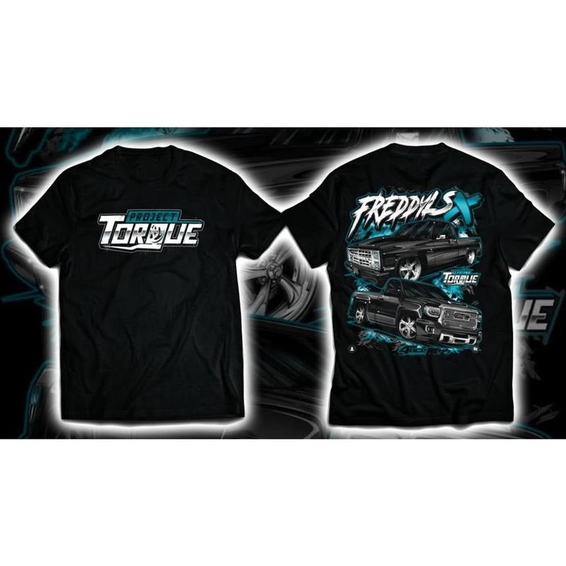 Project Torque C10x GMC T-Shirt, Graphic Design Car T-shirt, Menswear, Unisex Cotton, Casual Tops