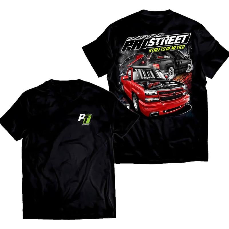 Project Torque Pro Street Bundle Pack T-shirt, Graphic Design Car Tee, Menswear, Unisex Cotton, Casual Tops