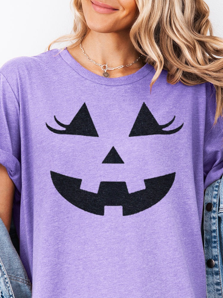 Pumpkin Eyelashes Graphic Tee