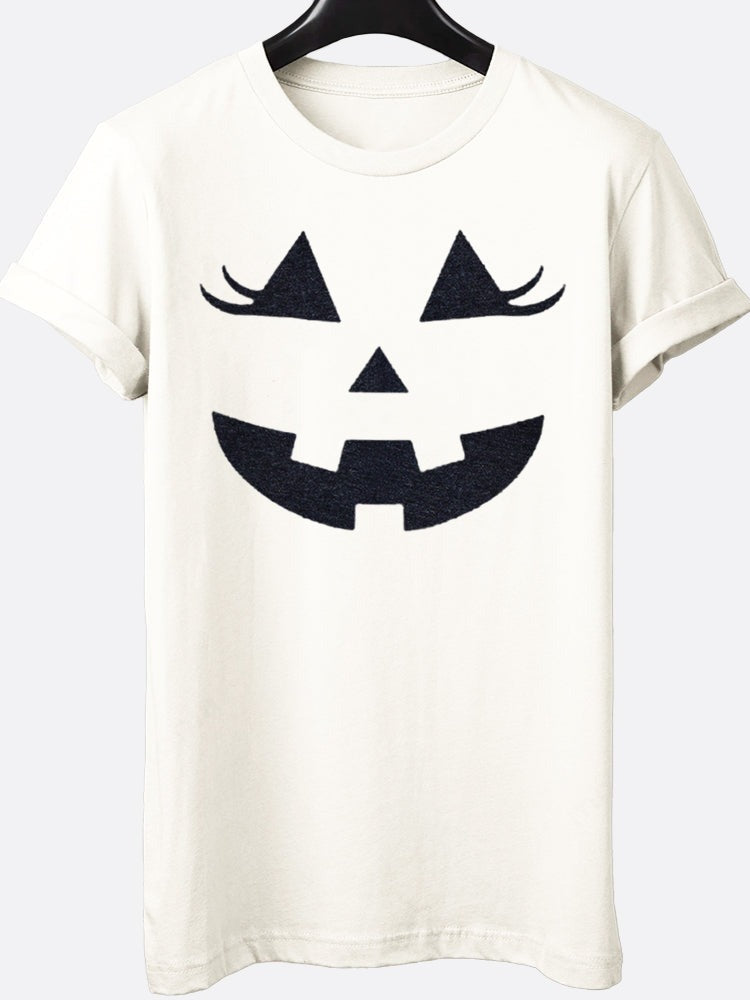 Pumpkin Eyelashes Graphic Tee