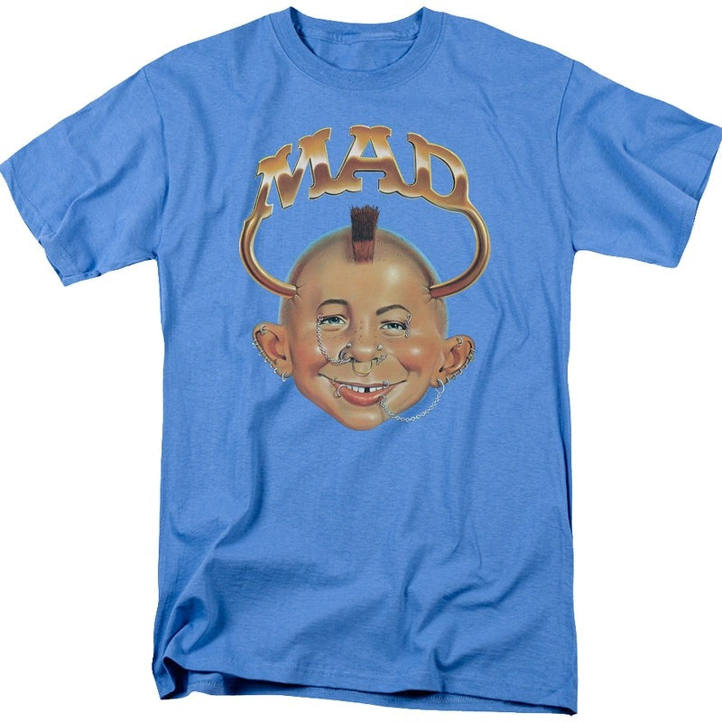 Punk Alfred E. Neuman Mad Magazine T-Shirt