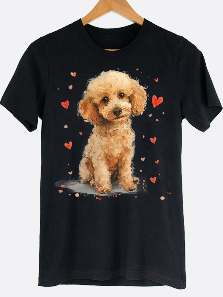 Puppy & Hearts Graphic Tee