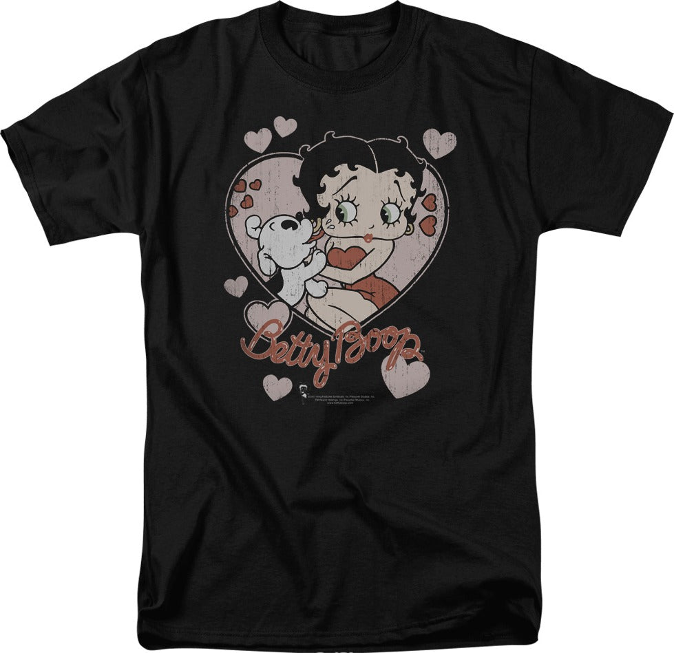 Puppy Love Betty Boop T-Shirt