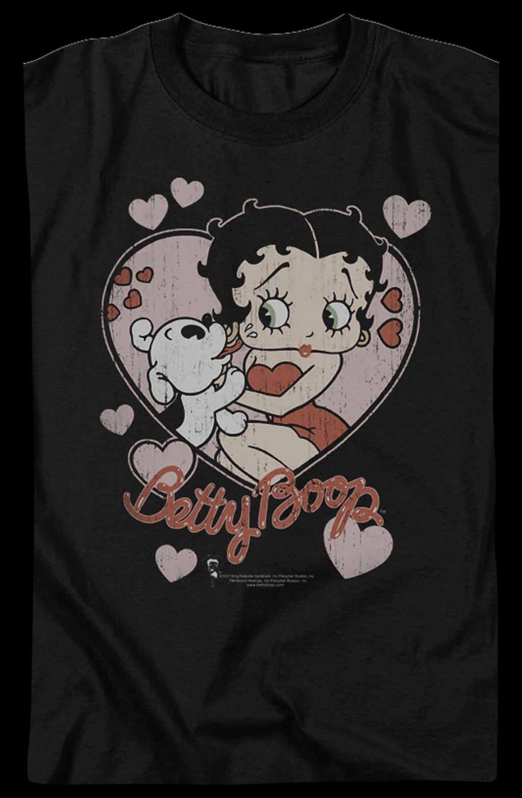 Puppy Love Betty Boop T-Shirt