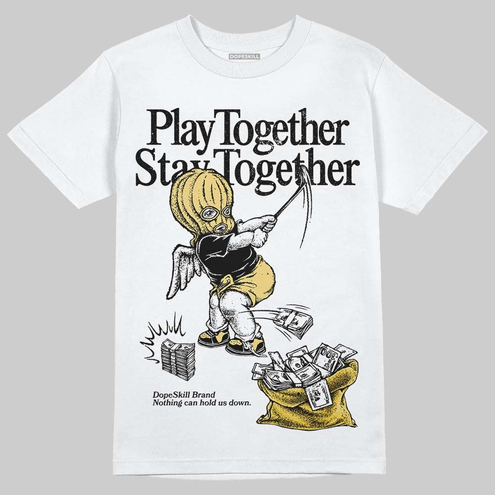 Quai 54 x Tour Yellow Black 1s DopeSkill T-Shirt Play together, Stay together Graphic