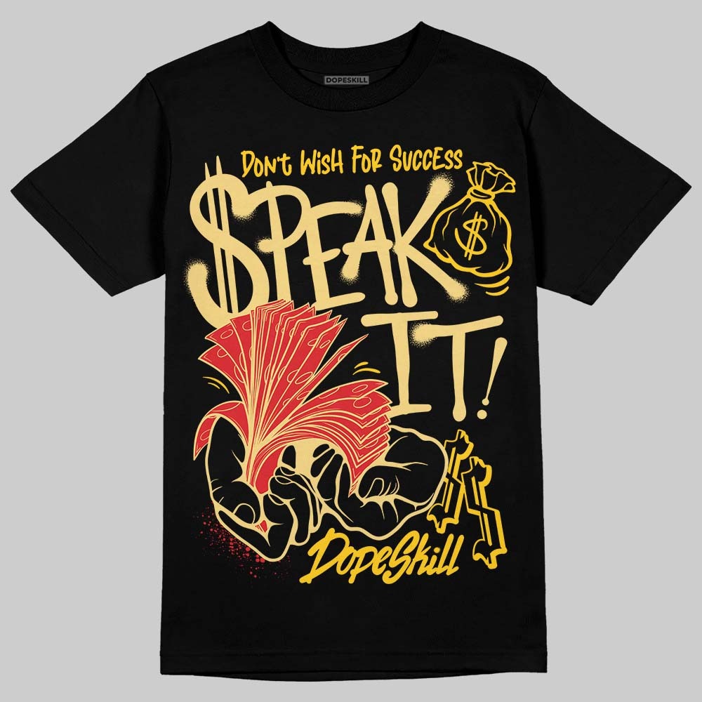 Quai 54 x Tour Yellow Black 1s DopeSkill T-Shirt Speak It Graphic