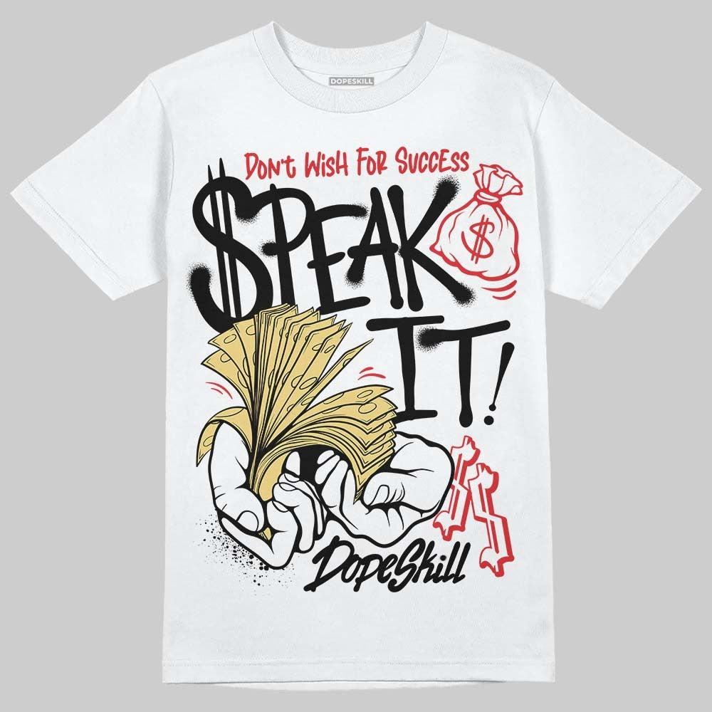 Quai 54 x Tour Yellow Black 1s DopeSkill T-Shirt Speak It Graphic