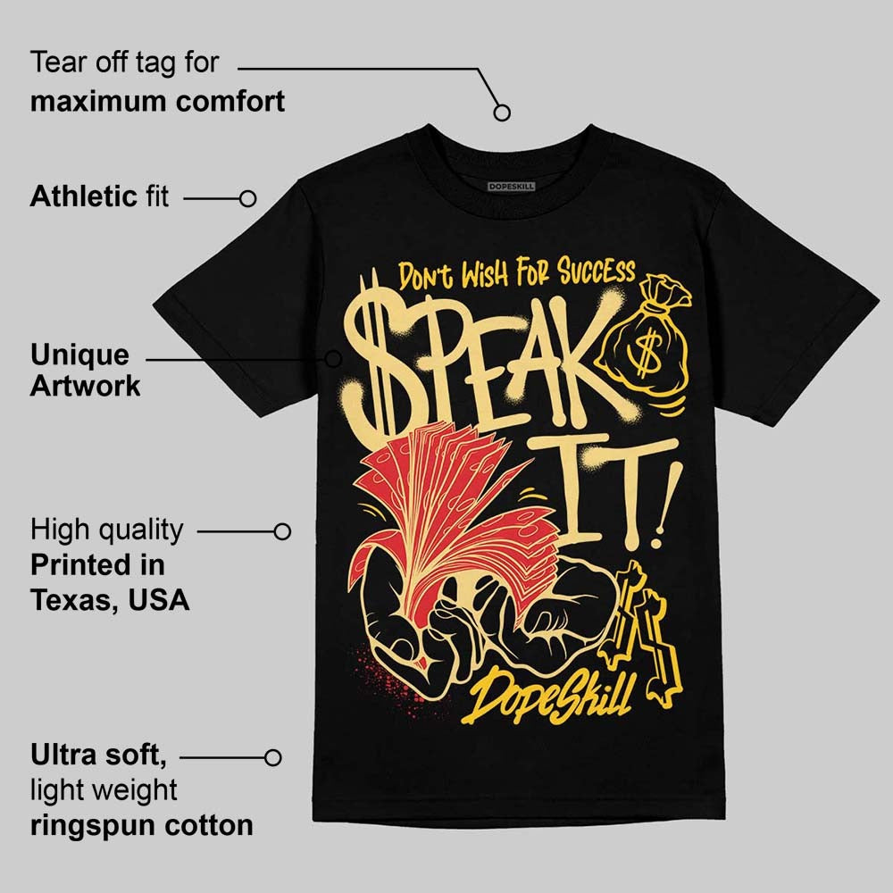 Quai 54 x Tour Yellow Black 1s DopeSkill T-Shirt Speak It Graphic