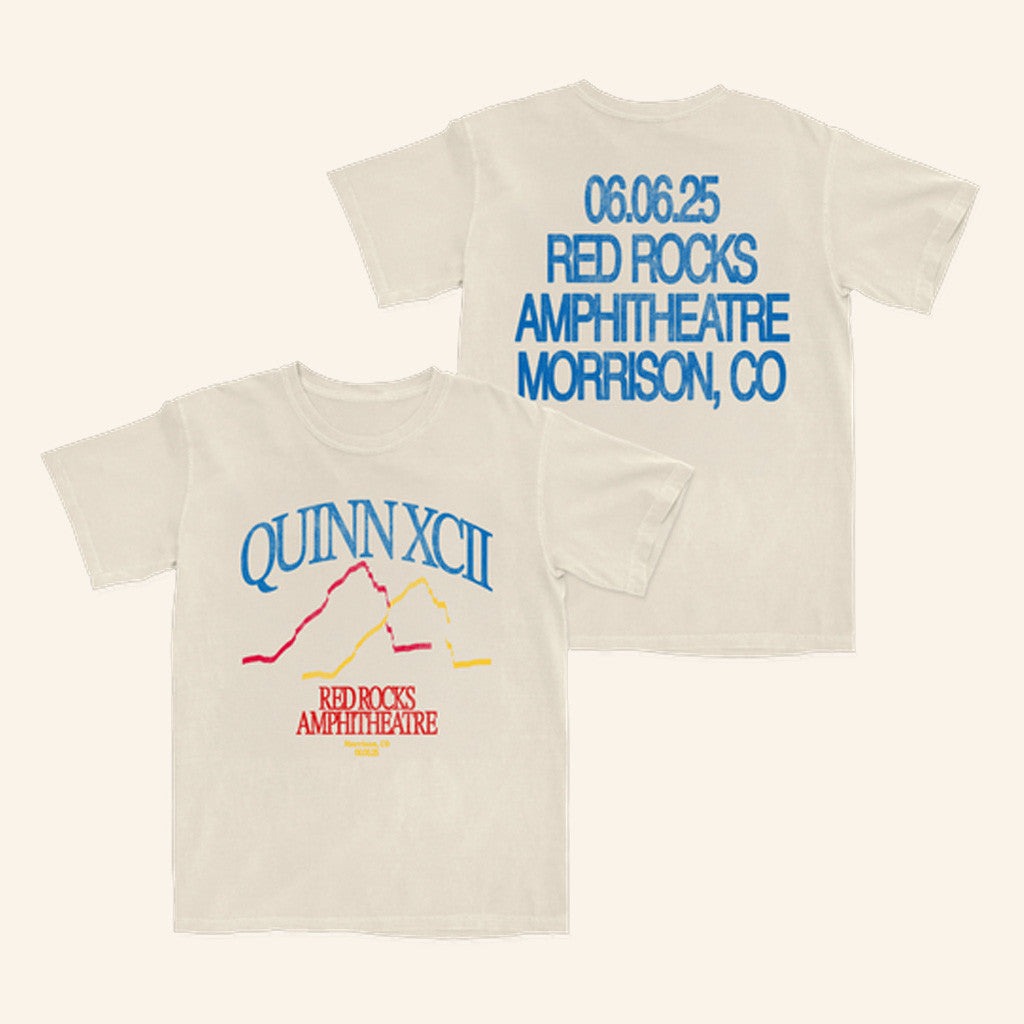 Quinn XCII Merch Red Rocks 2025 T-Shirt Music Lover Gifts For Him