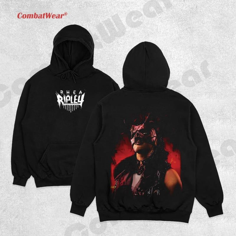 RHEA RIPLEY NEW V4 HOODIE-SWEATER-TEE , Wrestling Tee, Wrestling Graphic Tee, Wrestler Shirt, Sports Shirt, Vintage Wresting Shirt, Wrestling Gift
