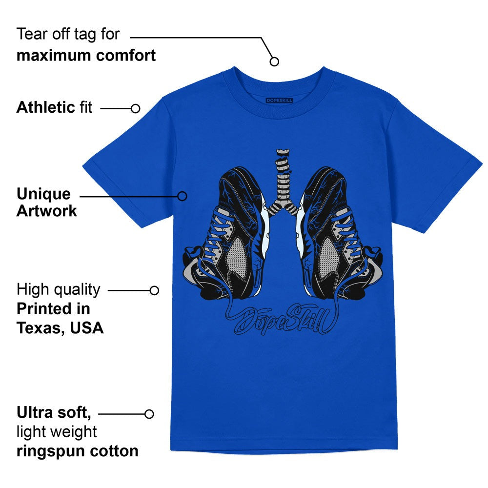 Racer Blue 5s DopeSkill Racer Blue T-shirt Breathe Graphic