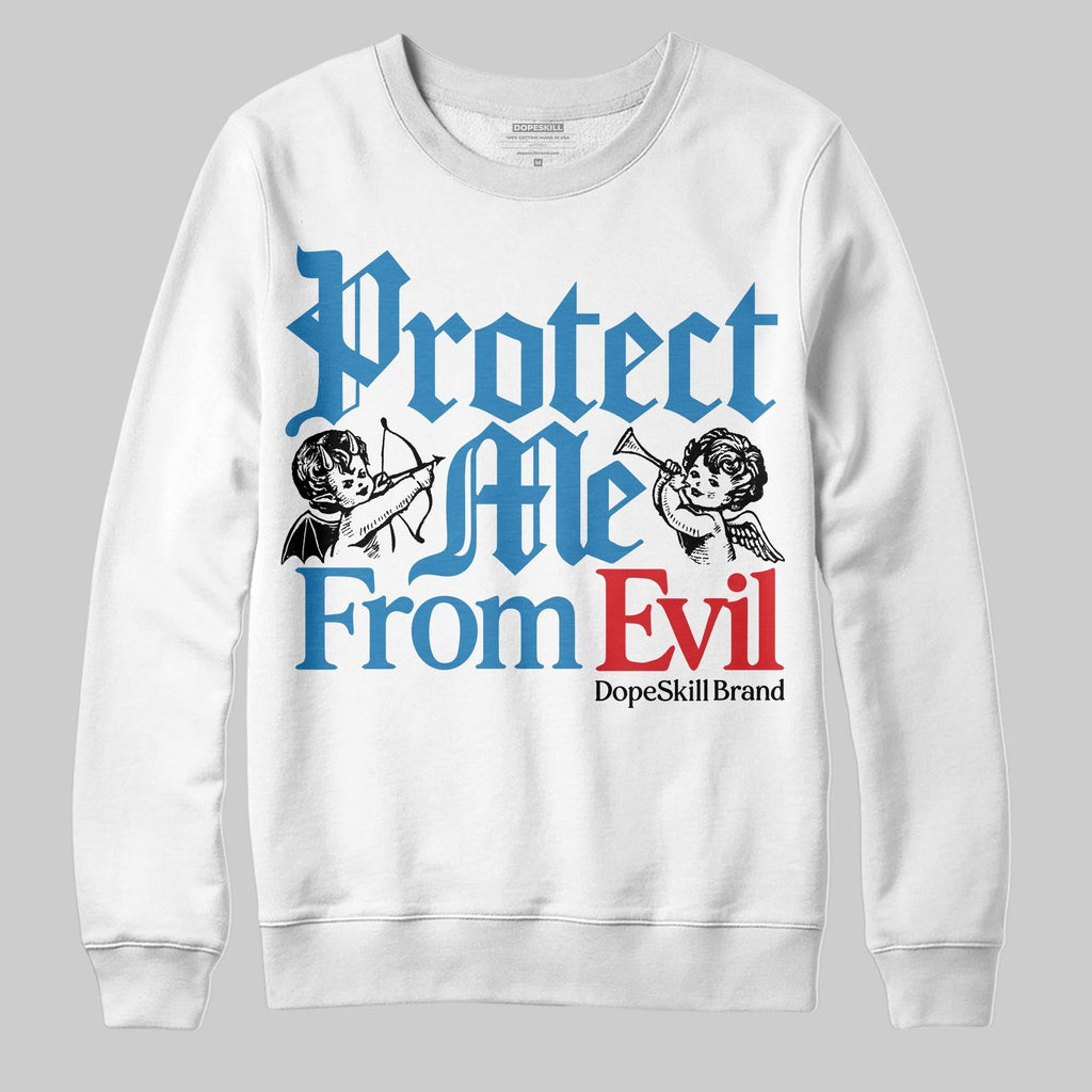 Rare Air 3s DopeSkill Sweatshirt Protect Me From Evil Graphic