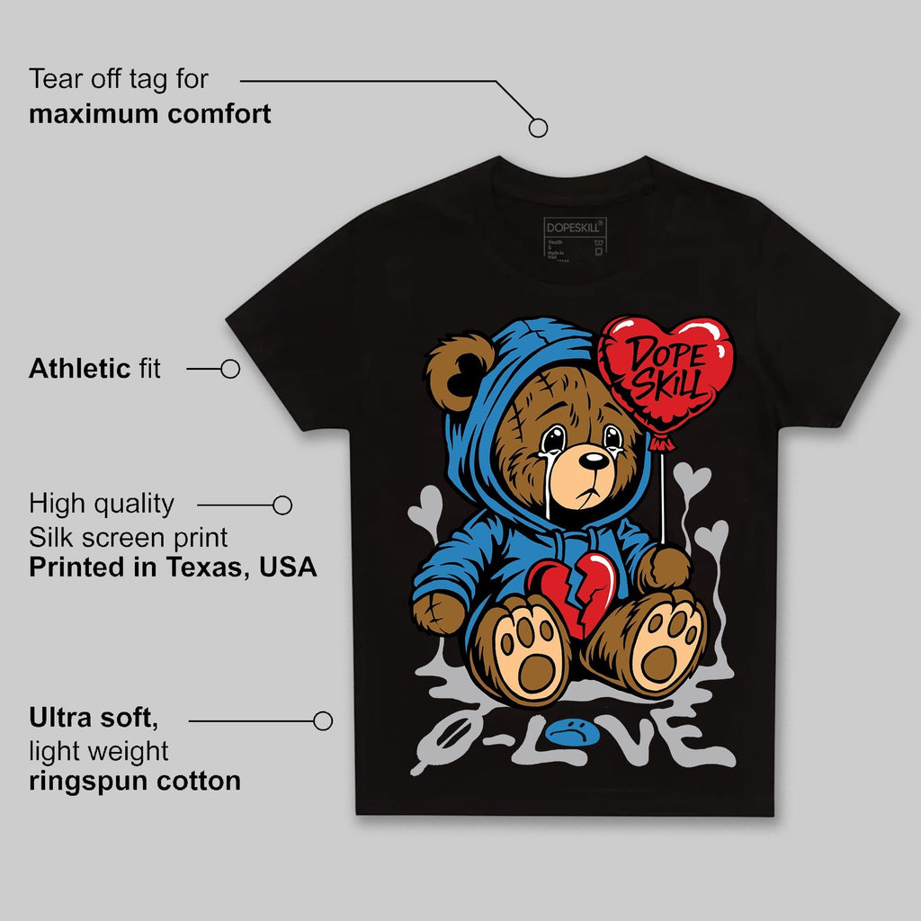 Rare Air 3s DopeSkill Toddler Kids T-shirt Broken Bear Graphic