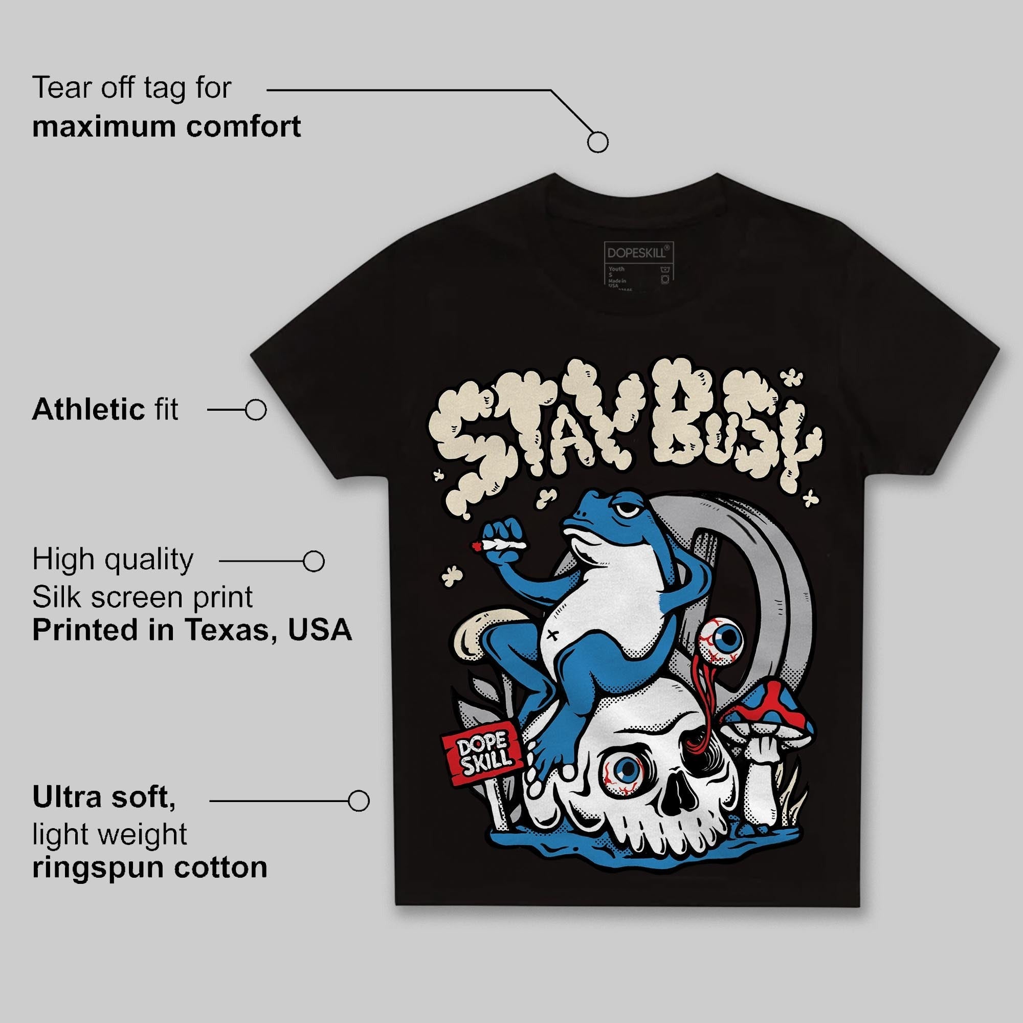 Rare Air 3s DopeSkill Toddler Kids T-shirt Stay Busy Graphic