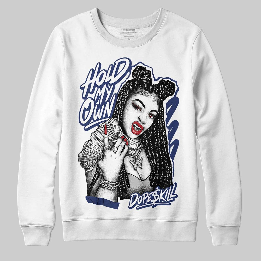 Rare Air Deep Royal Blue 1s DopeSkill Sweatshirt New H.M.O Graphic