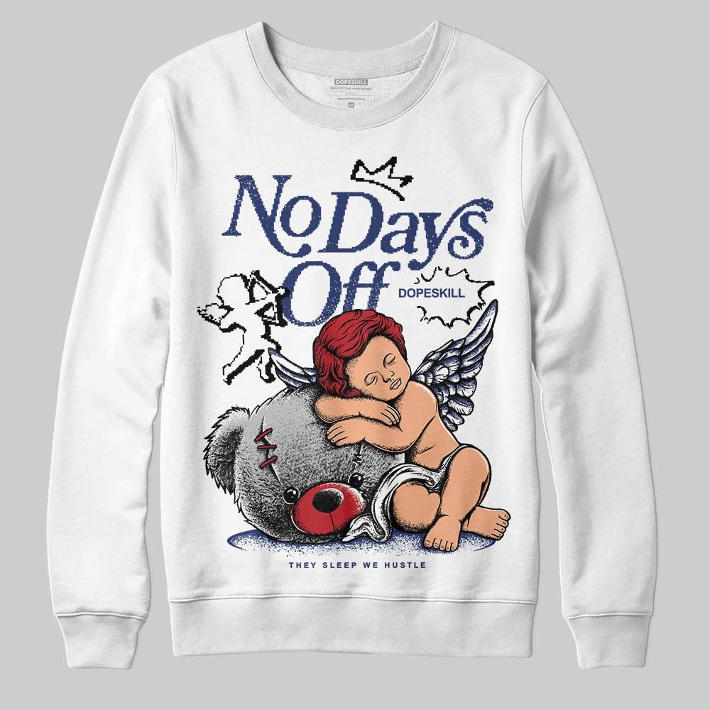 Rare Air Deep Royal Blue 1s DopeSkill Sweatshirt New No Days Off Graphic