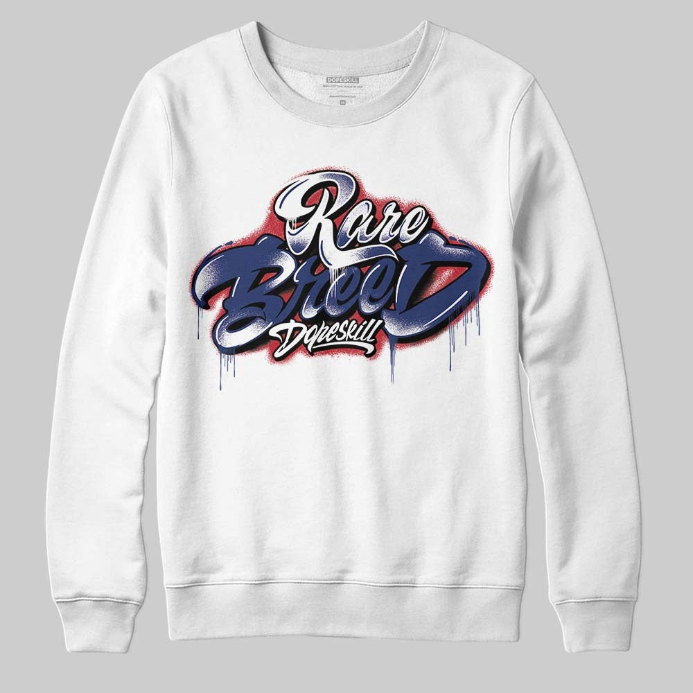 Rare Air Deep Royal Blue 1s DopeSkill Sweatshirt Rare Breed Type Graphic