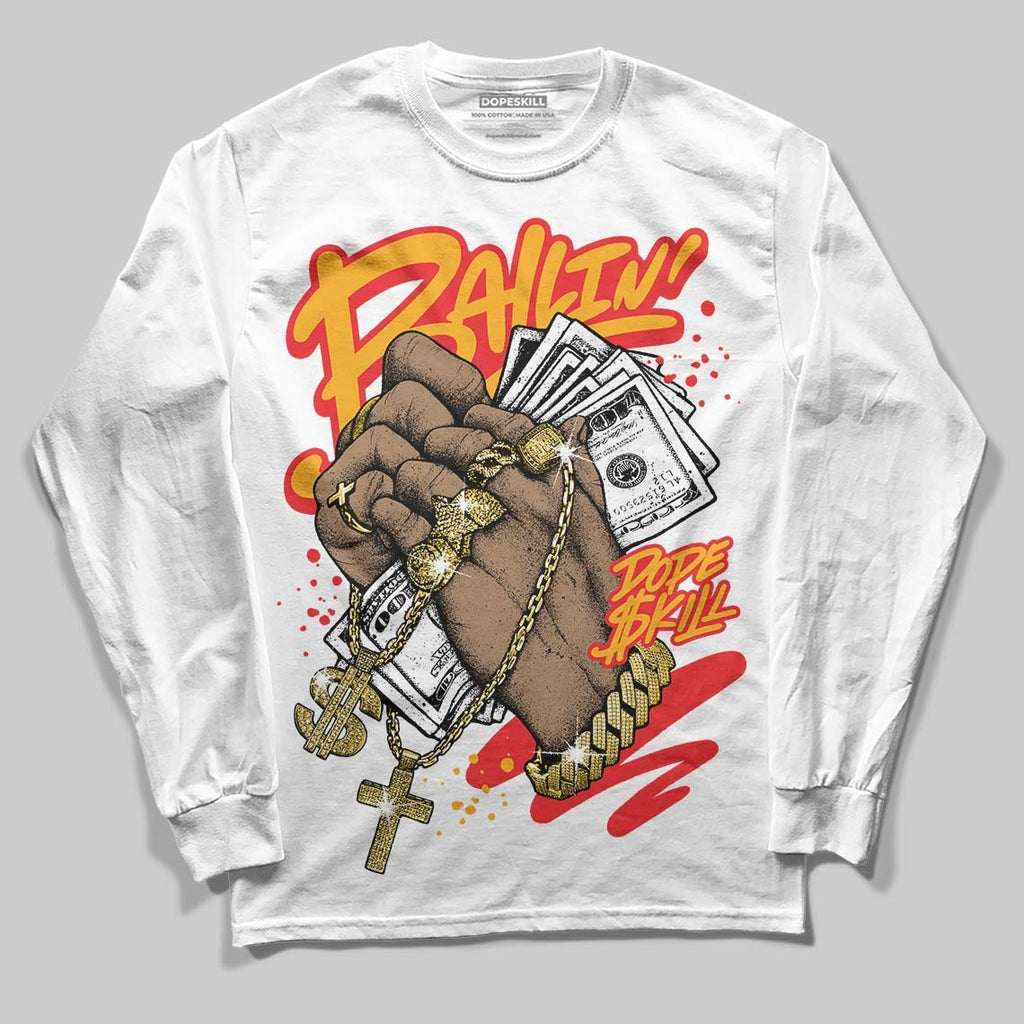 Red Collection DopeSkill Long Sleeve T-Shirt Always Ballin' Graphic