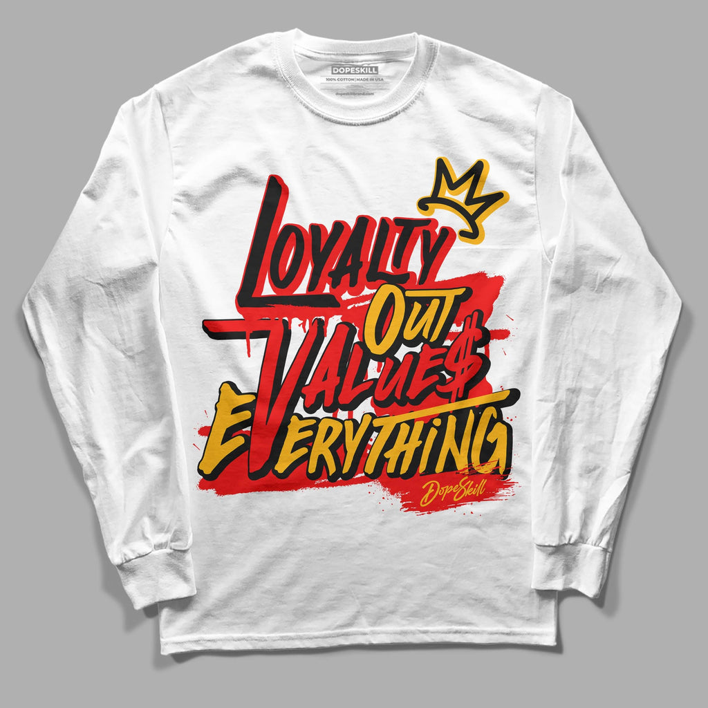Red Collection DopeSkill Long Sleeve T-Shirt LOVE Graphic