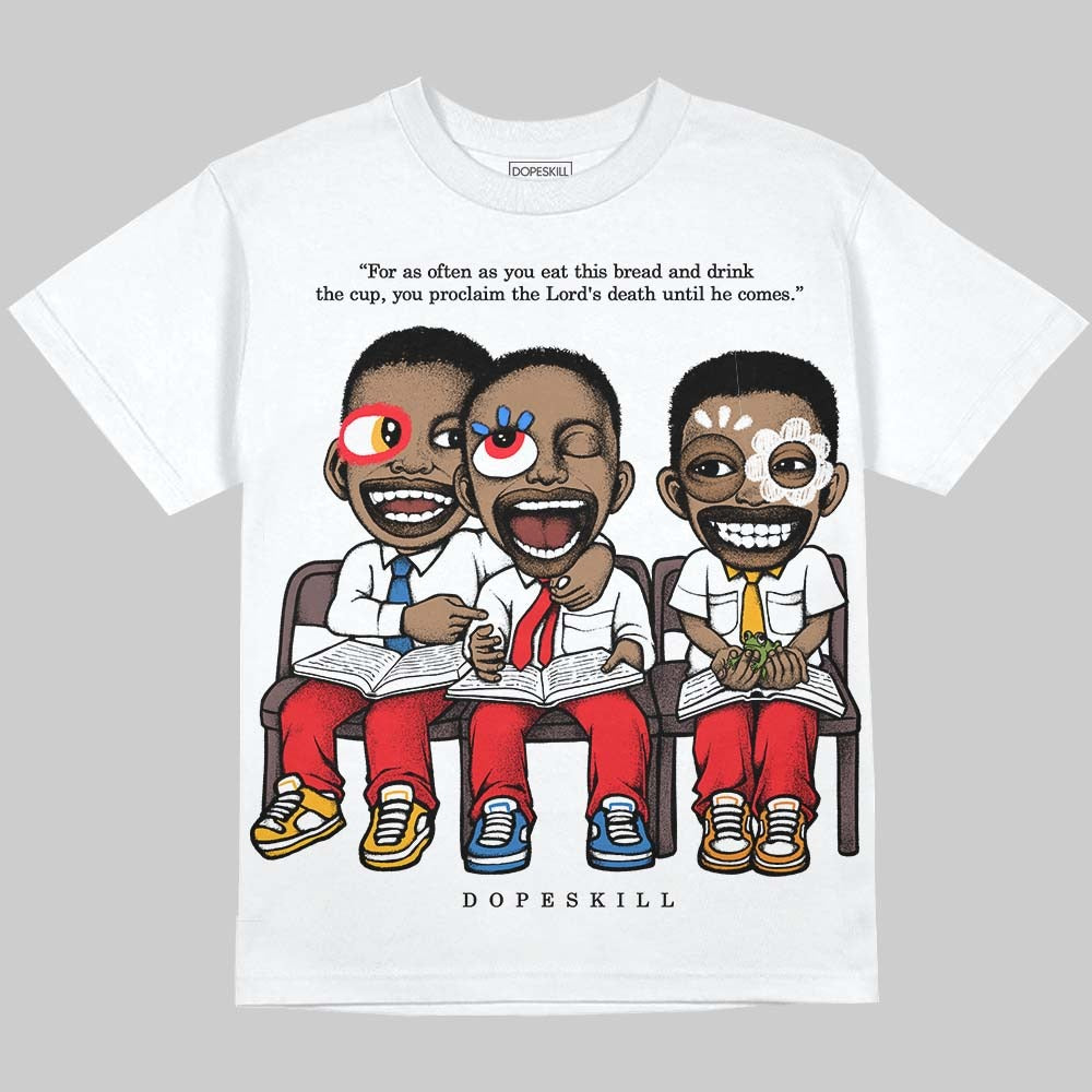 Red Collection DopeSkill Oversize Print T-Shirt First Sunday Graphic