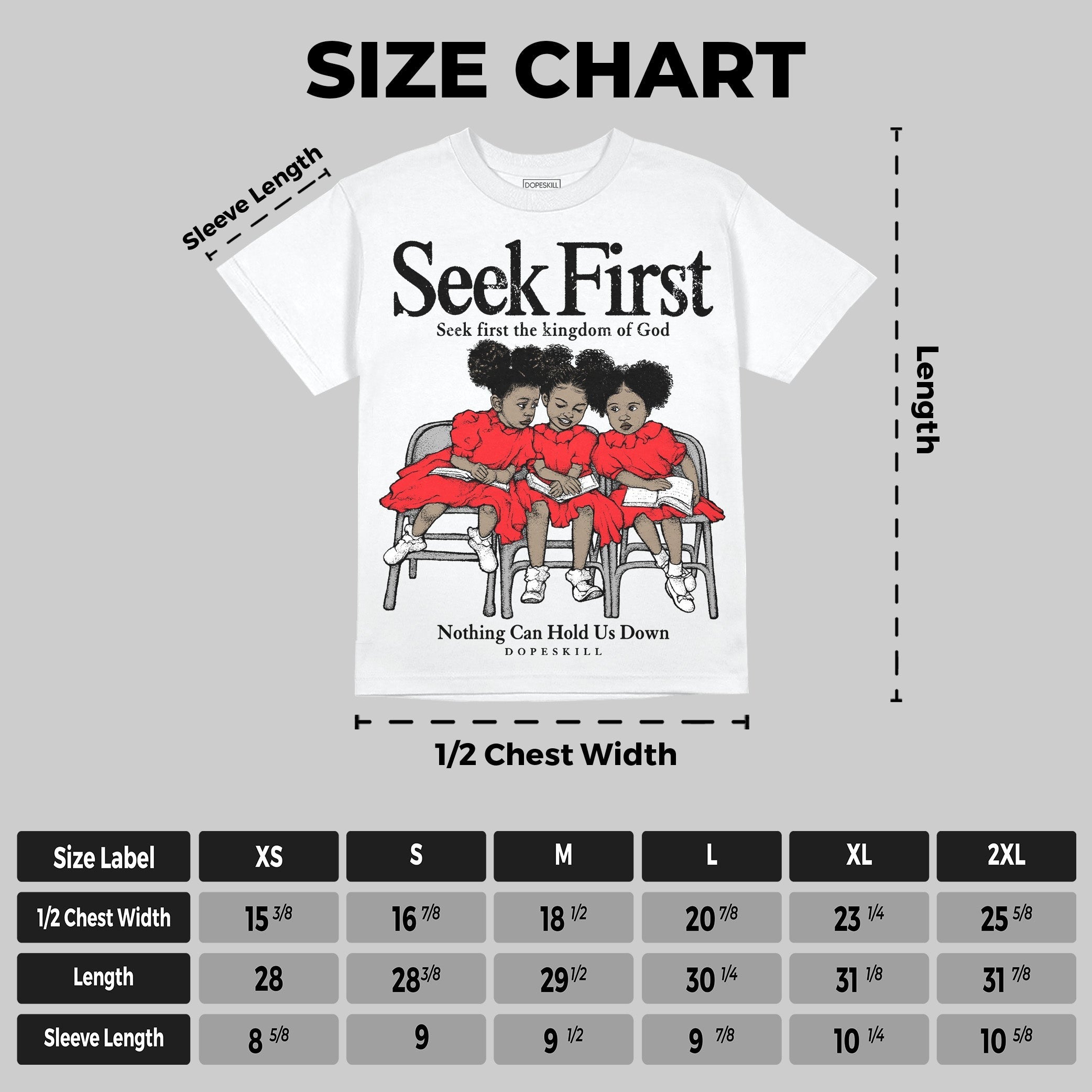 Red Collection DopeSkill Oversize Print T-Shirt New Seek First Graphic
