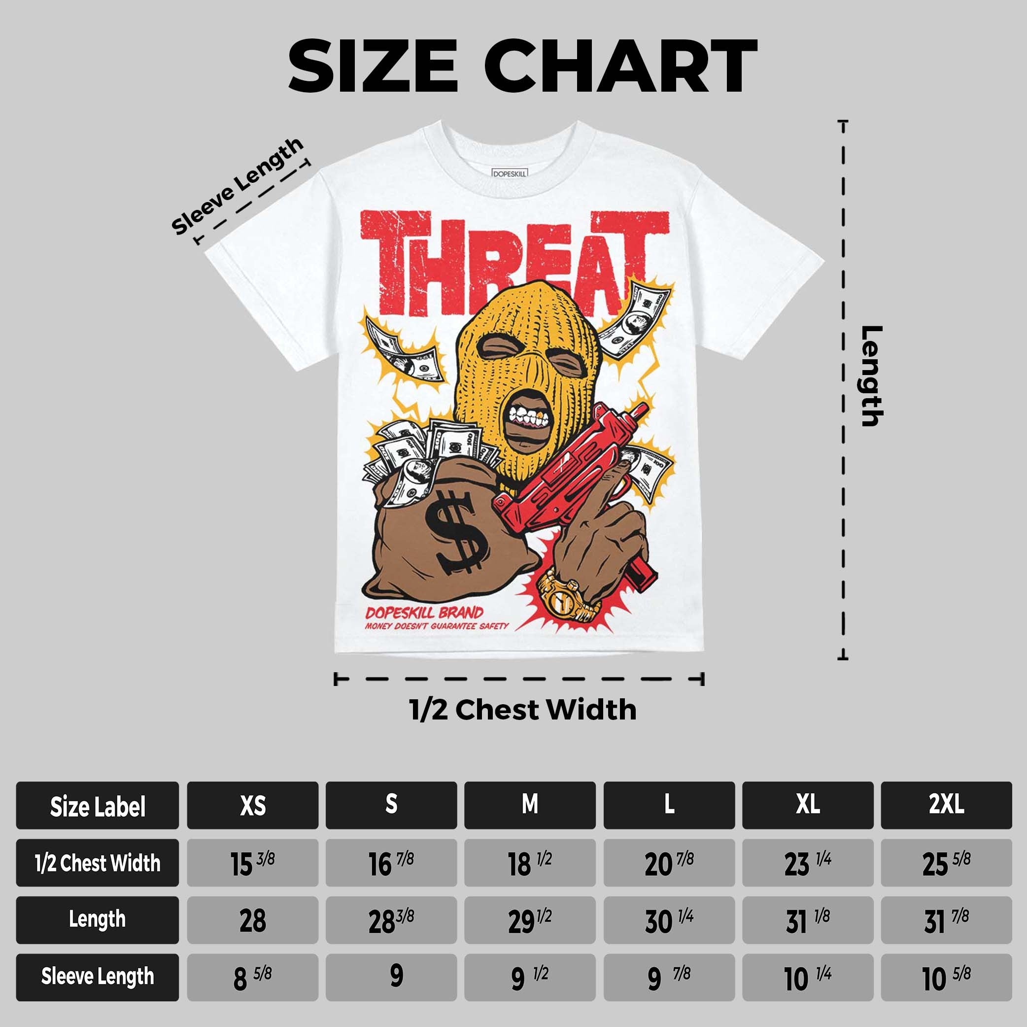 Red Collection DopeSkill Oversize Print T-Shirt Under Threat Graphic