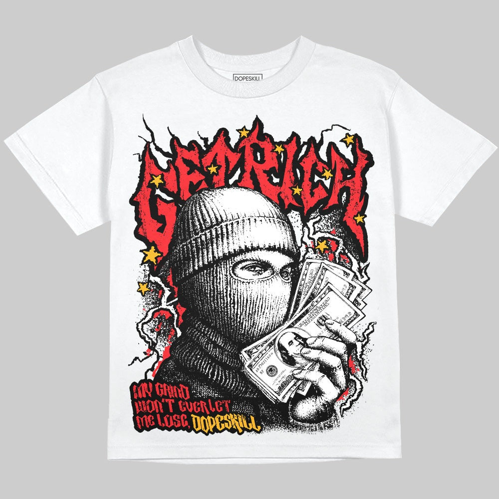Red Collection DopeSkill Oversize Print T-Shirt Wealthy Graphic