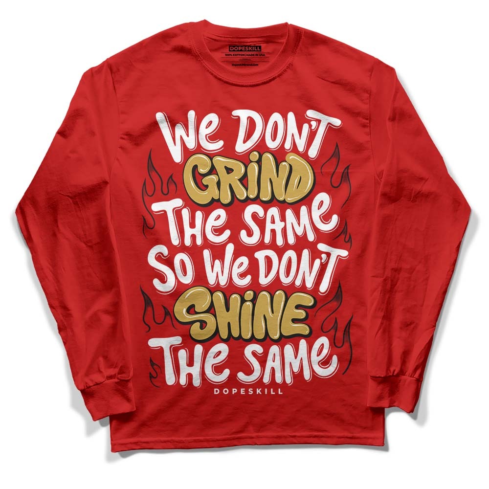 Red Collection DopeSkill Red Long Sleeve T-Shirt Grind Shine Graphic