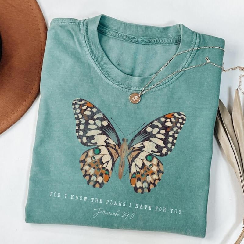 Religious Shirt, Jesus Shirt, For I Know The Plans I Have For You, Christian Shirt, Faith Shirt, Bible Verse, Gildan Shirt Unisex Crewneck