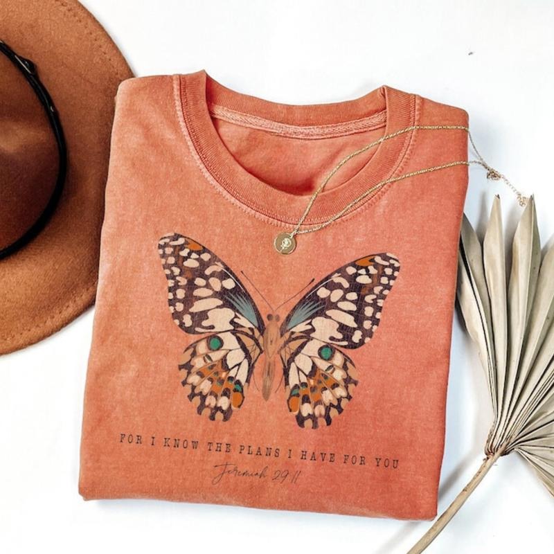 Religious Shirt, Jesus Shirt, For I Know The Plans I Have For You, Christian Shirt, Faith Shirt, Bible Verse, Gildan Shirt Unisex Crewneck