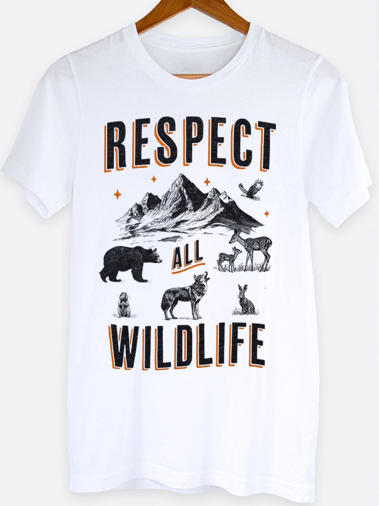 Respect All Wildlife Graphic Tee