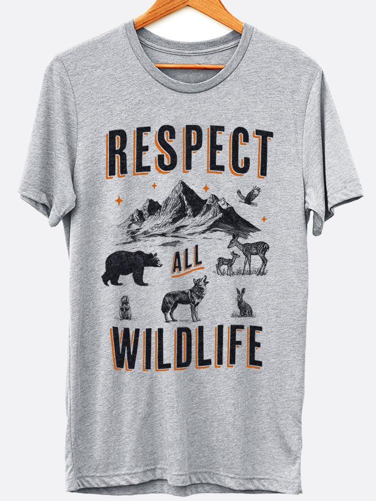 Respect All Wildlife Graphic Tee