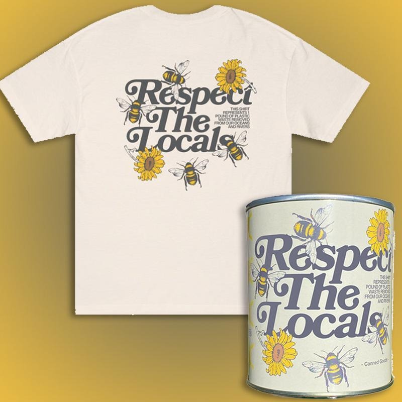 Respect Your Local Bees Graphic Tee Cute Retro Shirt