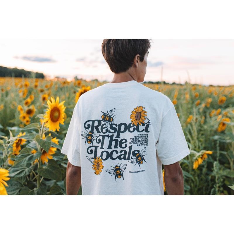 Respect Your Local Bees Graphic Tee Cute Retro Shirt